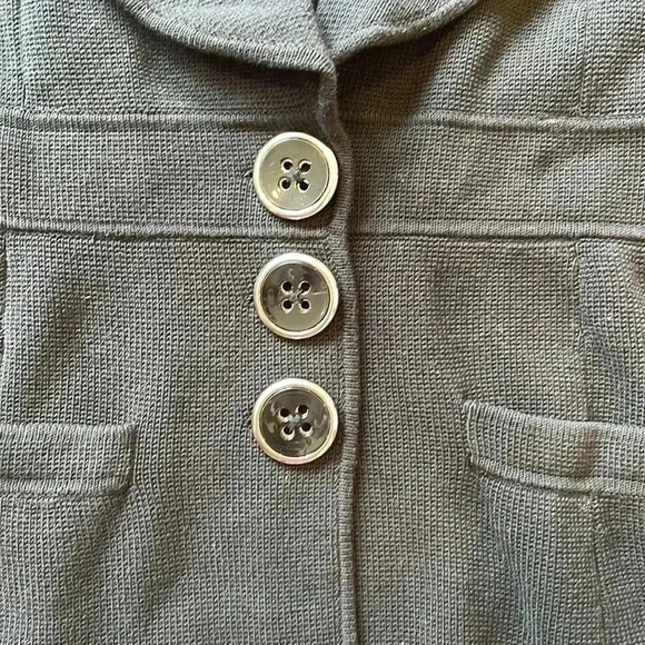 Classiques Entier Sweater Jacket Cardigan with Pockets 3/4 Sleeves Sz S - Picture 4 of 6